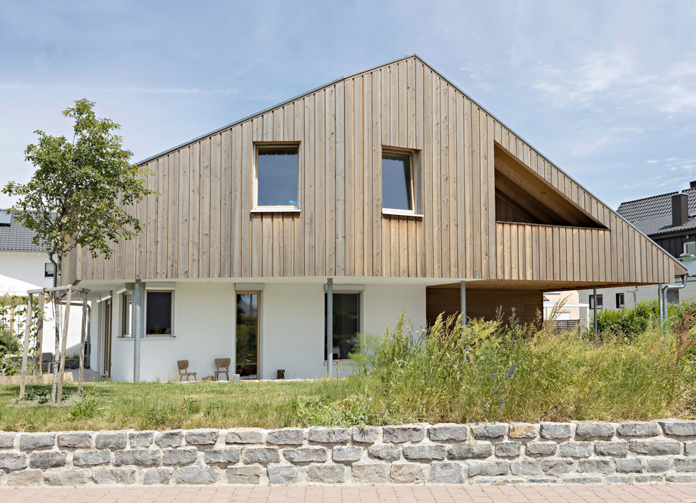 Neubau aus Holz, Julian Wolf Architektur Mühlacker