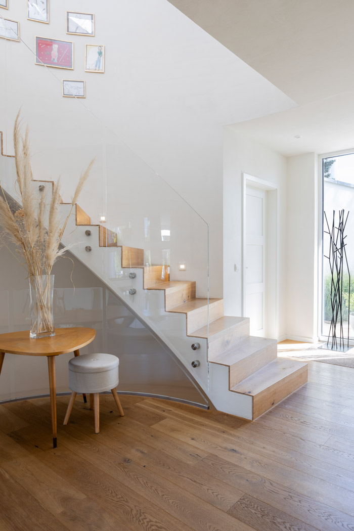 Neubau Treppenhaus Flur Julian Wolf Architektur