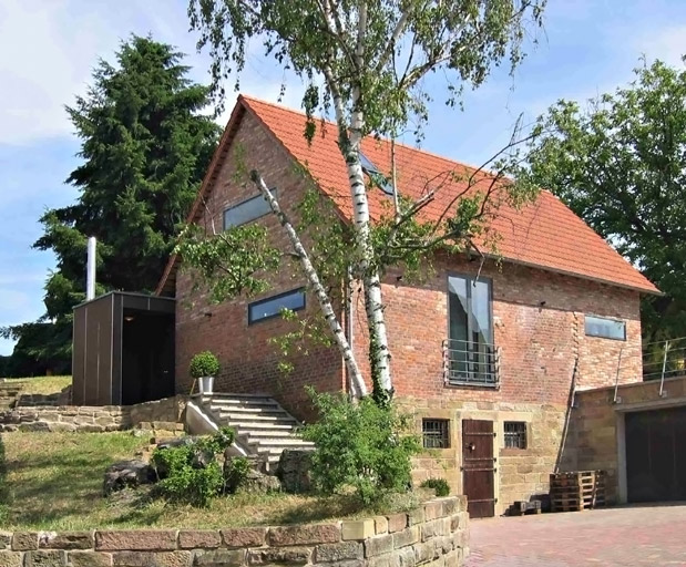 Gästehaus Umbau Backstein alter Stall modern, Julian Wolf Architektur