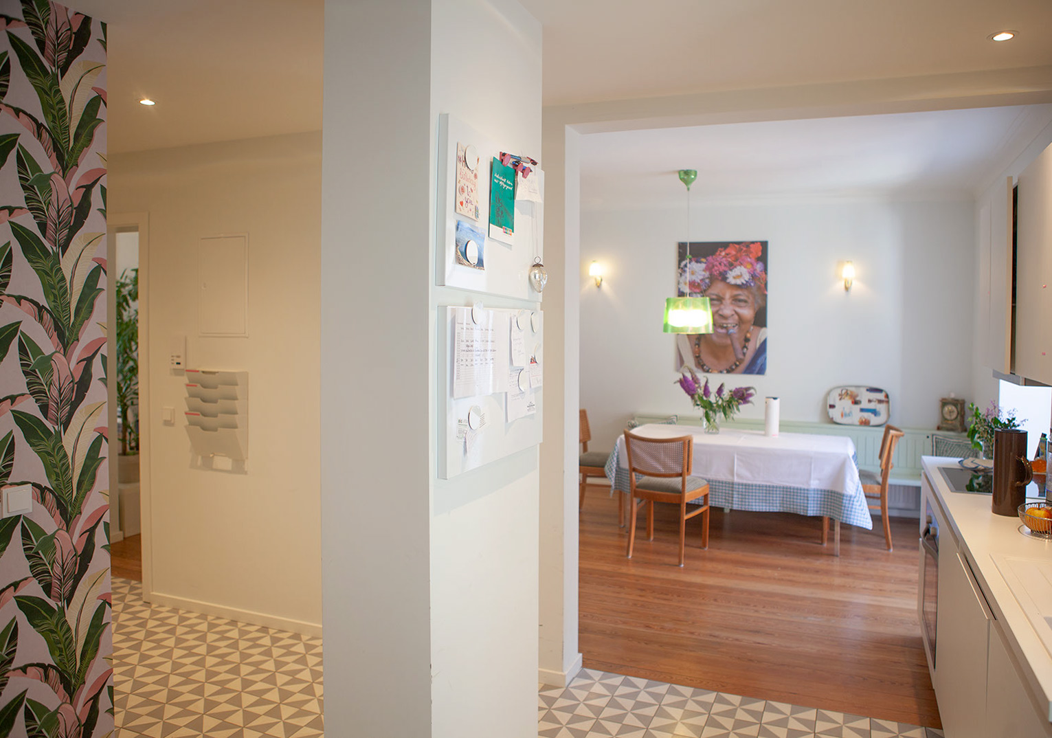 offene Küche im Wohnprojekt, Umbau Altbau, Julian Wolf Architektur